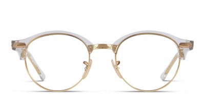 Ray-Ban RX4246V Clubround Clear/Gold