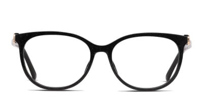 Jimmy Choo JC176 Gray Glitter Eyeglasses Includes FREE Rx Lenses