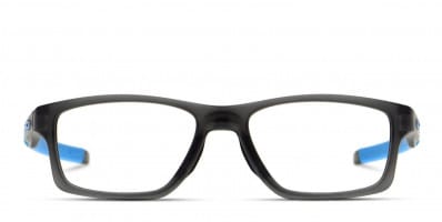 Oakley Crosslink Fit Black w Blue Prescription Eyeglasses
