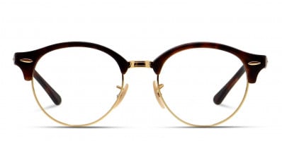 Ray-Ban RX4246V Clubround Tortoise, Gold