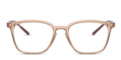 Ray-Ban RX7185 Brown/Clear/Red