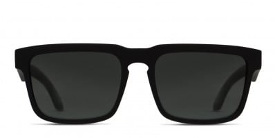 Spy Dirk Shiny Black, Green Prescription Sunglasses - 50% Off Lenses