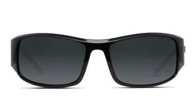 Bolle Cerber Sunglasses | Size 68, Black Matte / Sky Blue Polarized