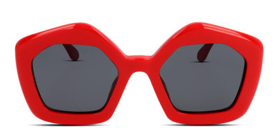 Adidas OR0076 Red Prescription Sunglasses 50 Off Lenses