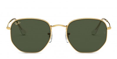 Ray-Ban RB3548 Gold, Green, Clear