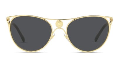 Prada PR 60VS White, Gold Prescription Sunglasses - 50% Off Lenses