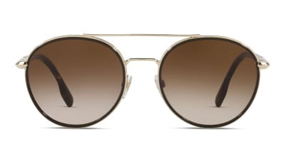 Burberry BE3132 Pippa Gold/Brown Prescription Sunglasses