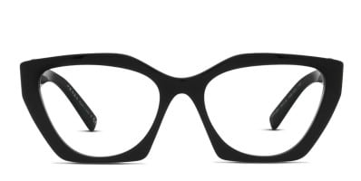 Prada PR 29RV Shiny Black Prescription Eyeglasses