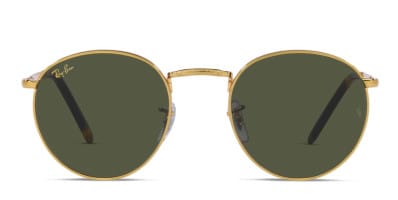 Ray-Ban RB3637 New Round Gold, Green