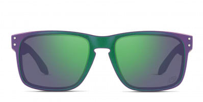 Oakley OO4123 Holbrook Metal black frame with jade iridium lenses