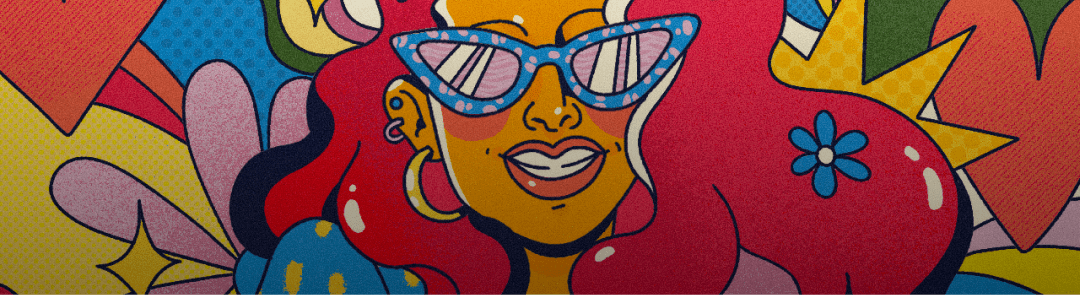 cateye sunglasses background 