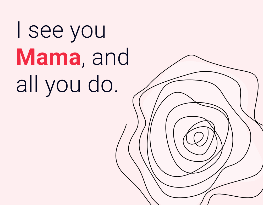 A sweet Mother’s Day Card with a touching quote and flower graphic GlassesUSA.com