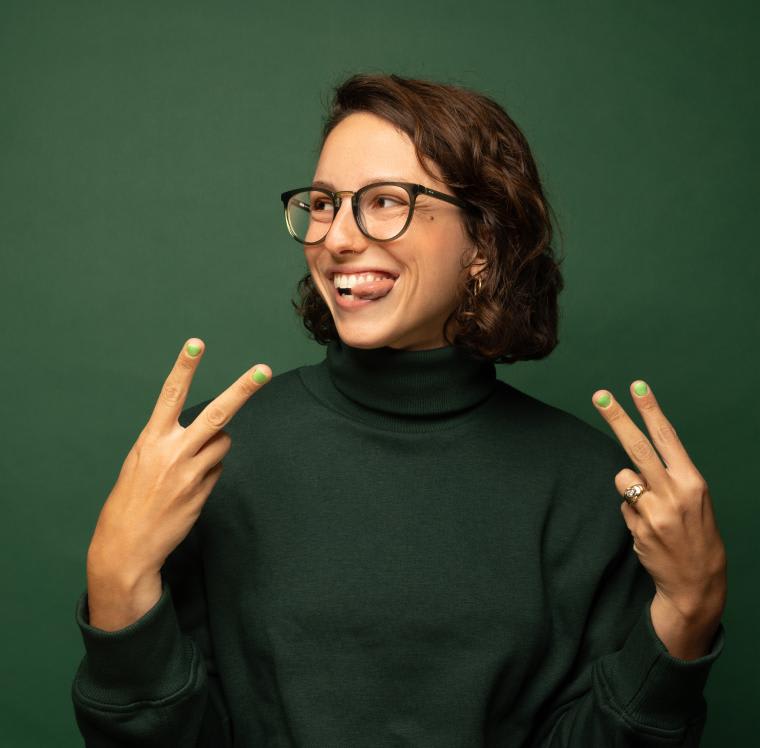 green eyeglasses for women