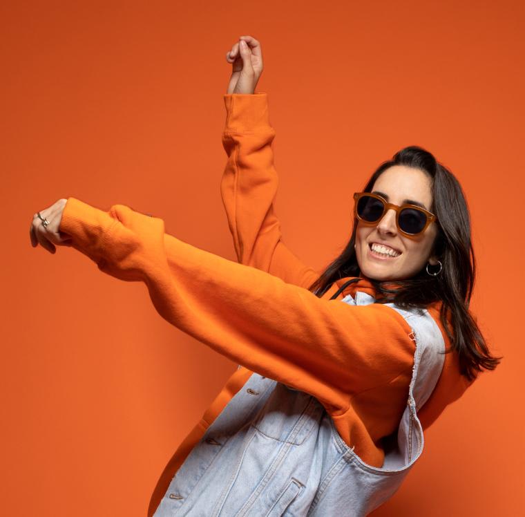 orange sunglasses for women