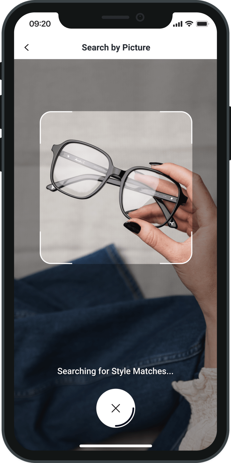 Search by picture for similar frames.