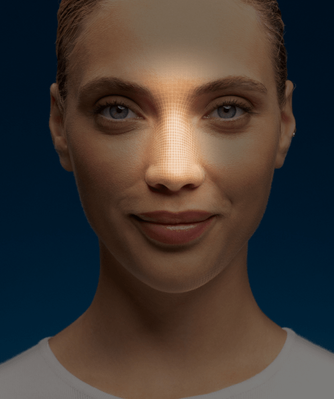 AI scan nose bridge