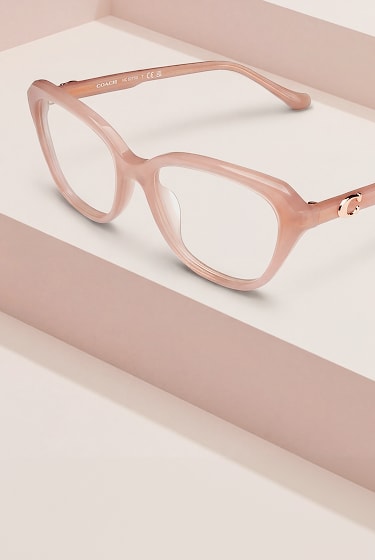 Coach Milky Pink Glasses