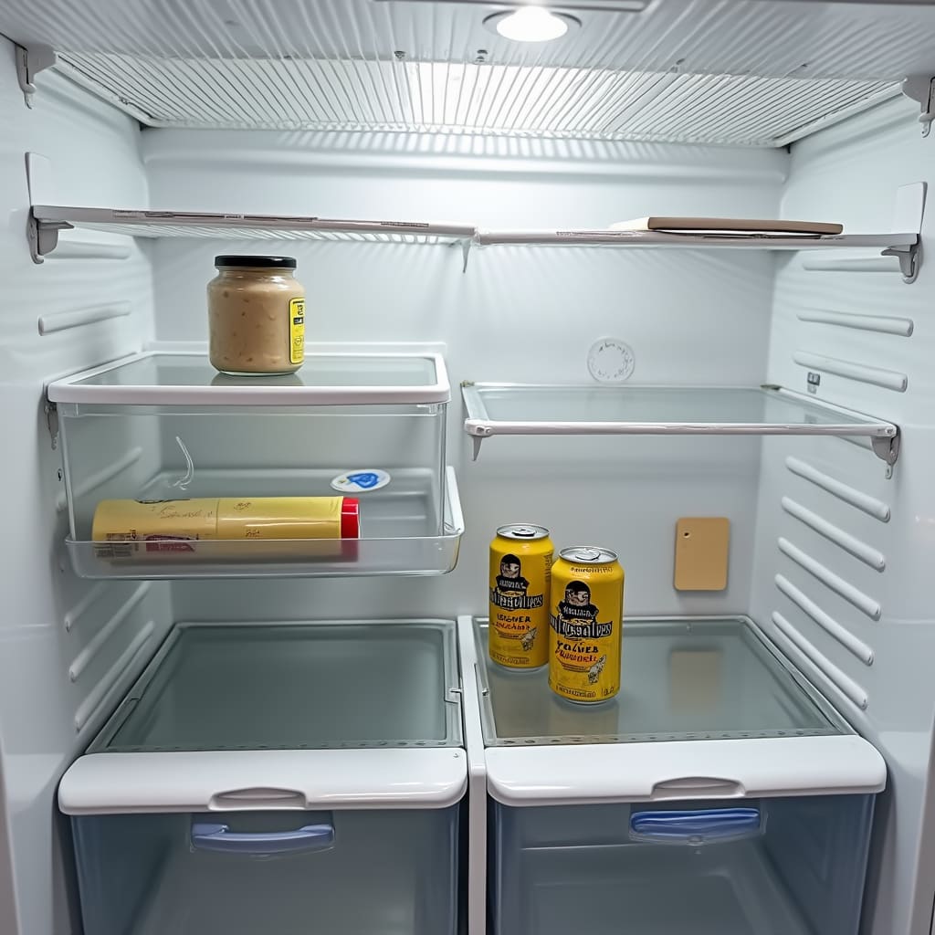 Single person's fridge