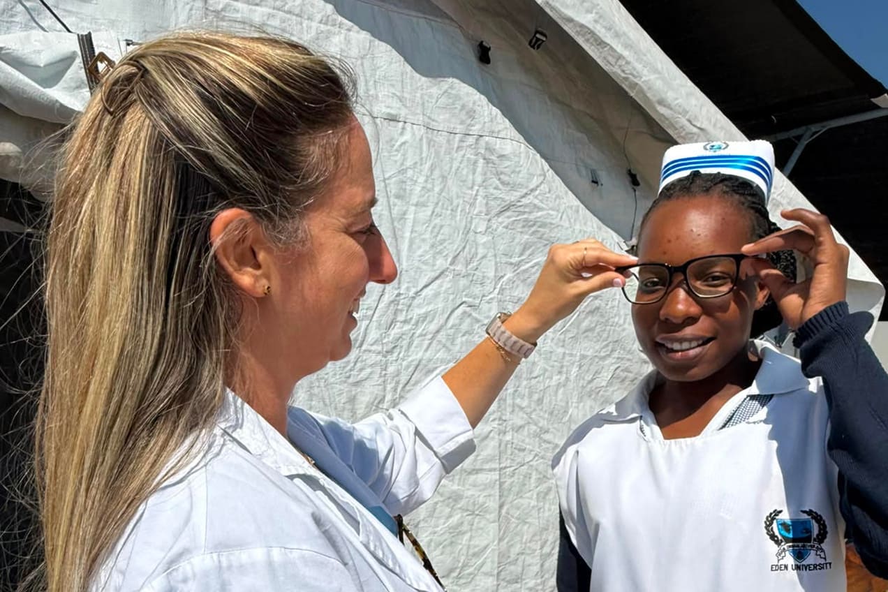 GlassesUSA.com joins a medical mission in Zambia to deliver essential eye care and donated eyeglasses