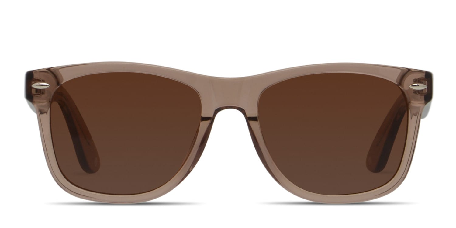 Muse Loveland Clear Brown Prescription Sunglasses
