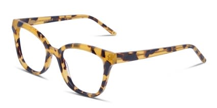 Muse X Hilary Duff Zora Tortoise, Yellow glasses - Tortoise / Yellow - Angle View