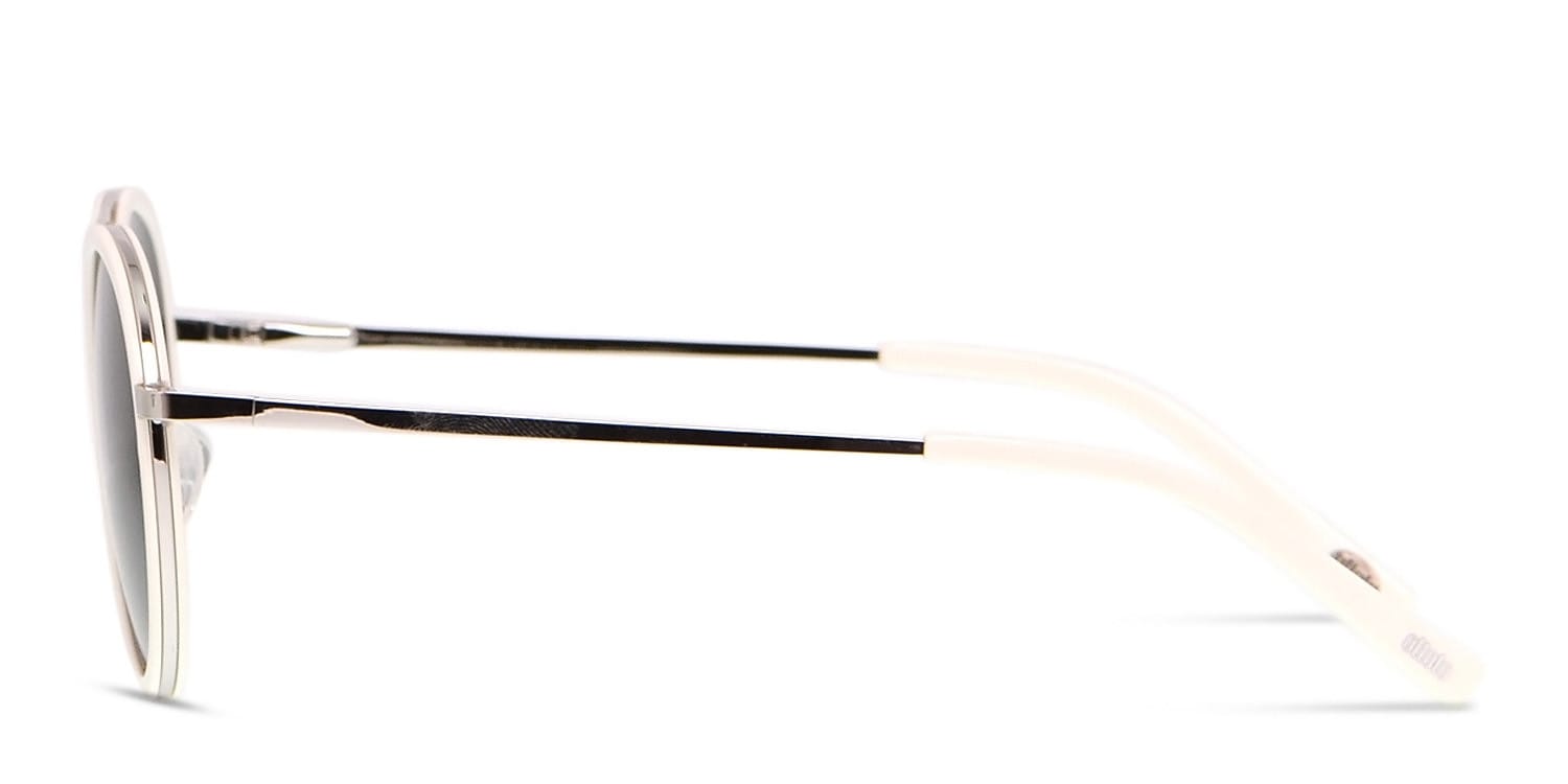 Ottoto Calabria White w/Silver Prescription Sunglasses