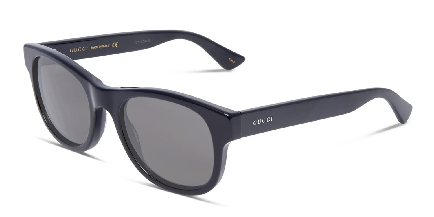 Gucci GG0003S Shiny Black Prescription Sunglasses