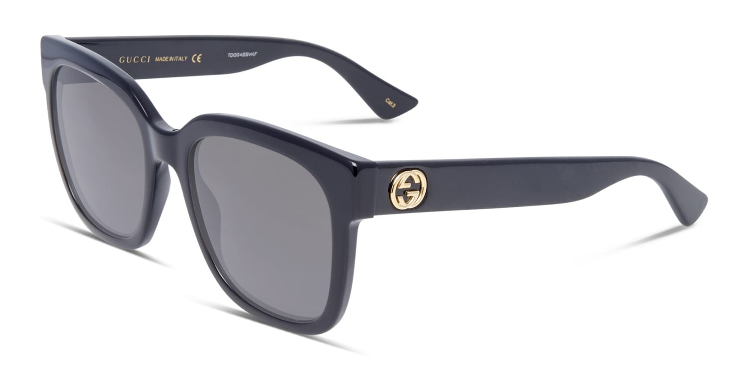 Gucci Gg0034s Black Prescription Sunglasses