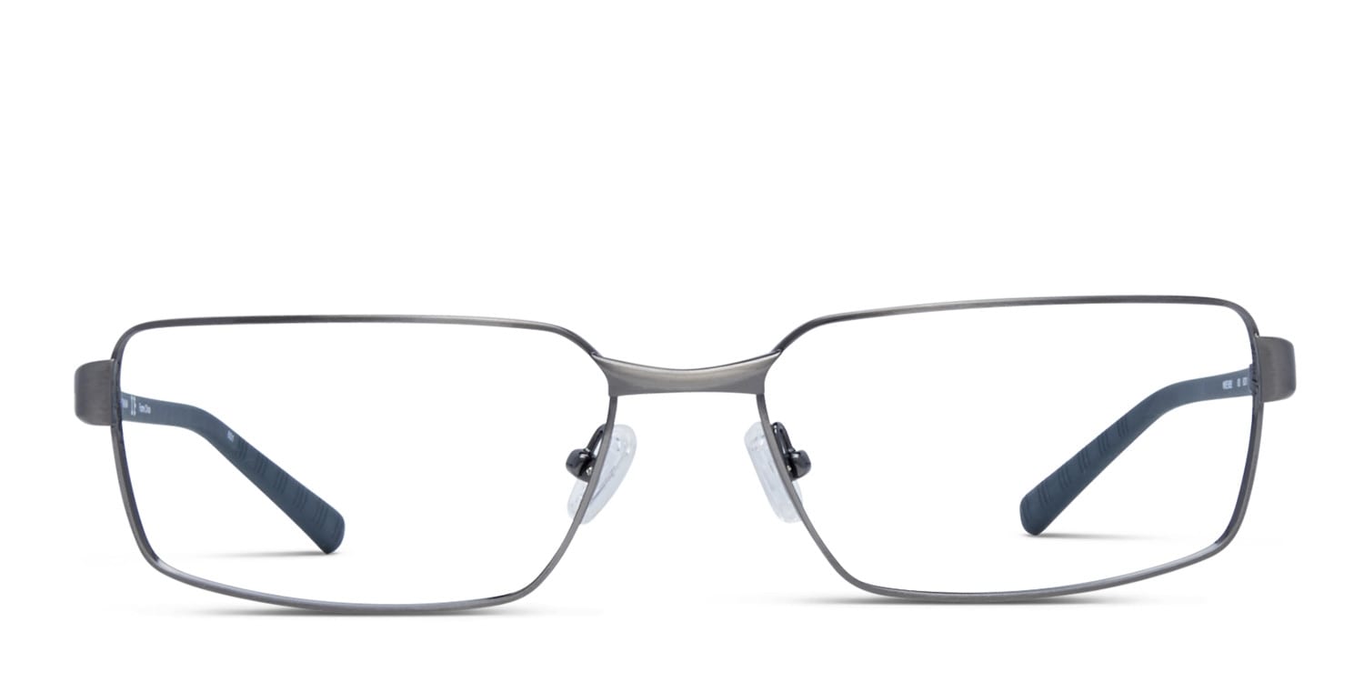 Nike 6058 Gunmetal Rectangle Full Frame eyeglasses - front