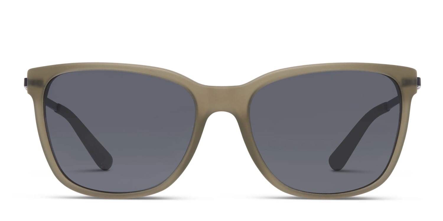 DKNY DY4151 Clear Green Square Full Frame sunglasses - front