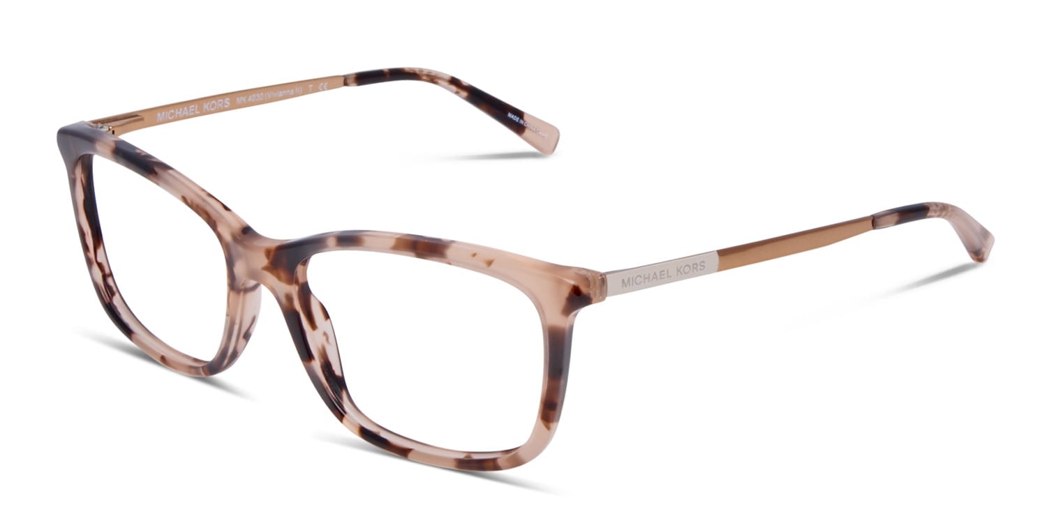 Michael Kors Mk4030 Vivianna Ii Tortoise Beige Prescription Eyeglasses