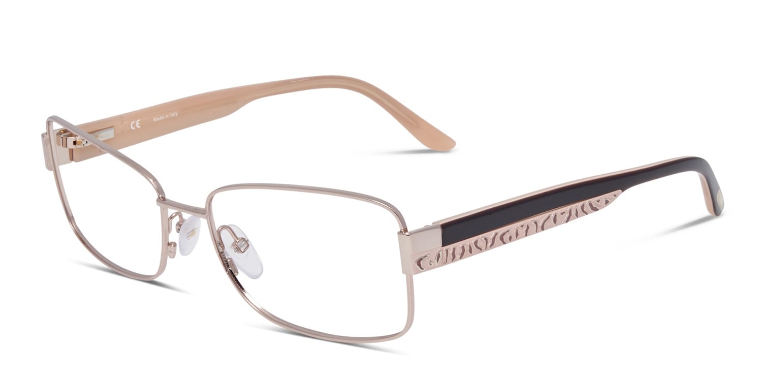 Blumarine VBM 050 Gold Prescription Eyeglasses