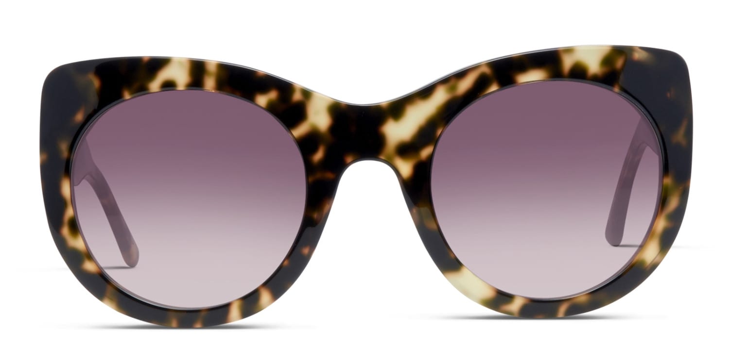Guess GU7485 Tortoise Round, Cat Eye Full Frame sunglasses - front