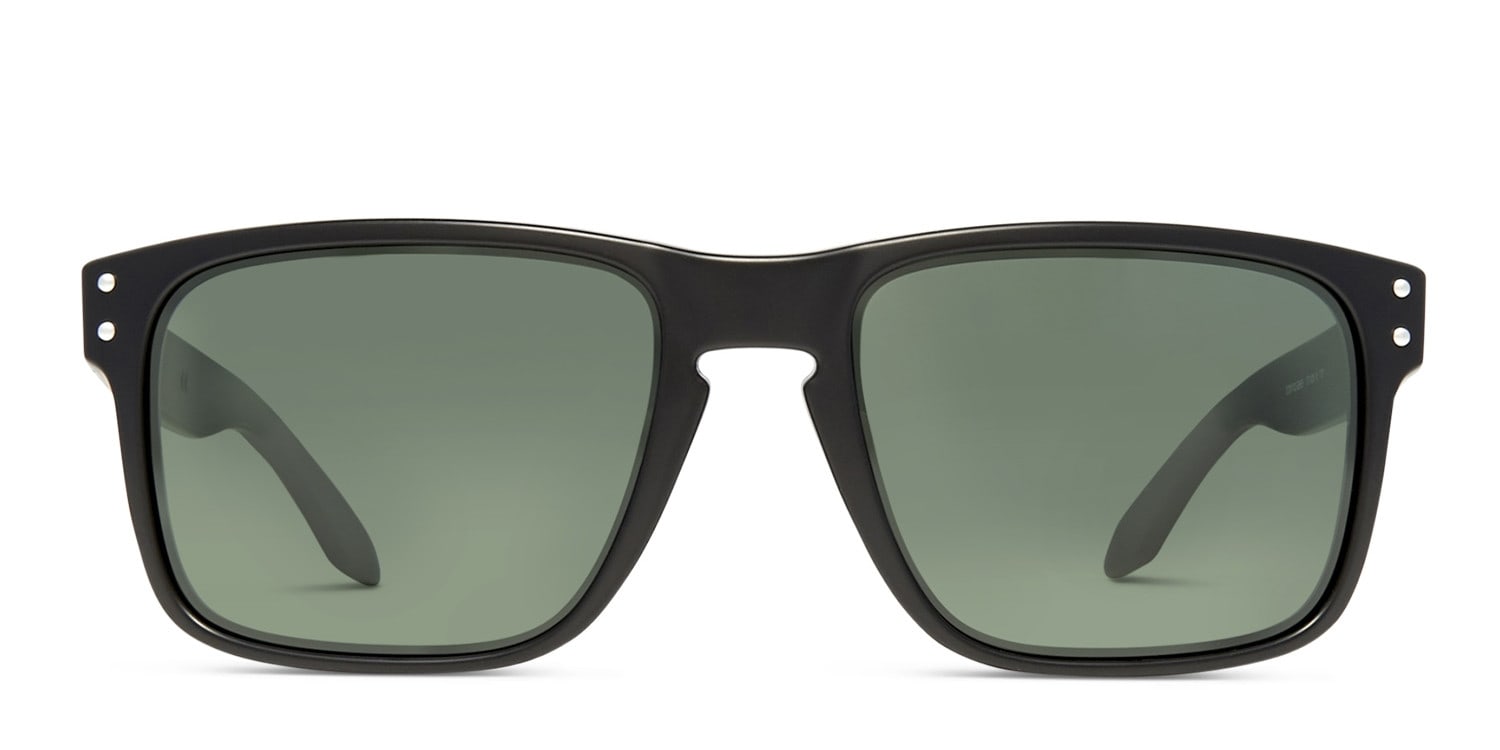 Oakley Holbrook Black, Silver glasses - Black / Silver - Frontal View