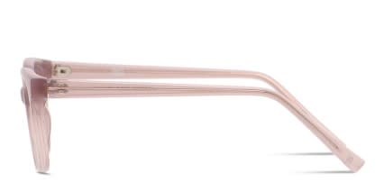 Sam Clear Pink glasses - Pink - Side View