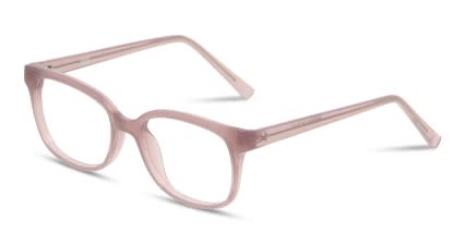 Sam Clear Pink glasses - Pink - Angle View