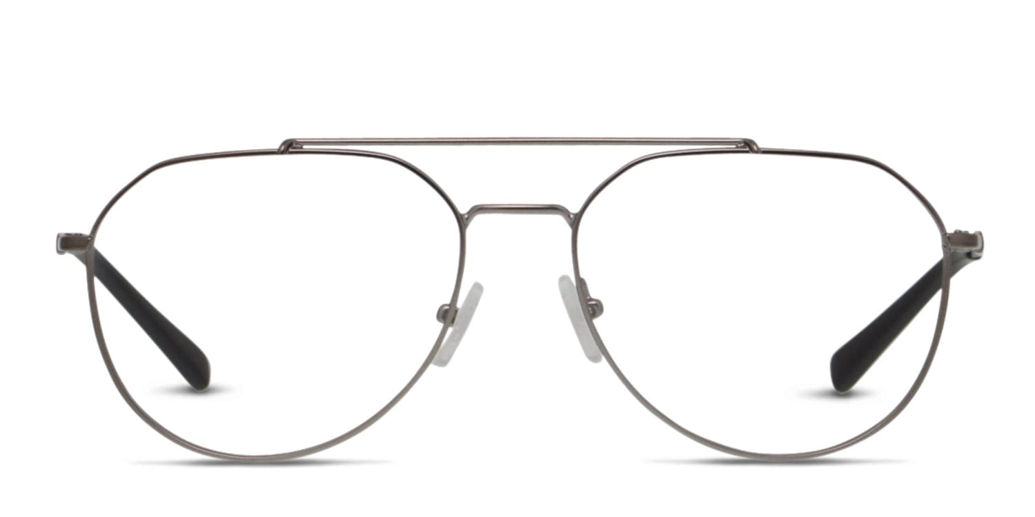 Armani Exchange AX1029 Gunmetal Geometric, Aviator Full Frame eyeglasses - front