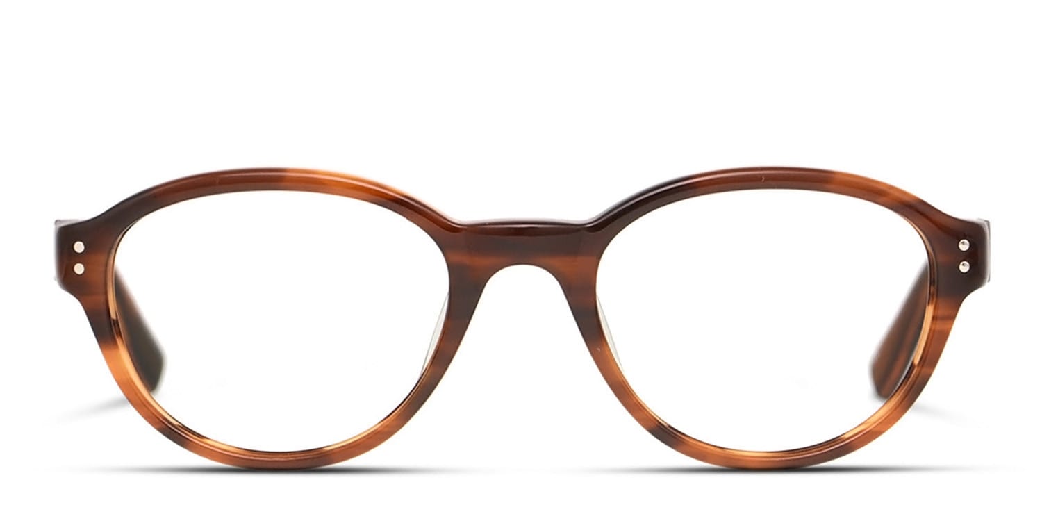 Jones New York J752 Brown Round, Oval Full Frame eyeglasses - front