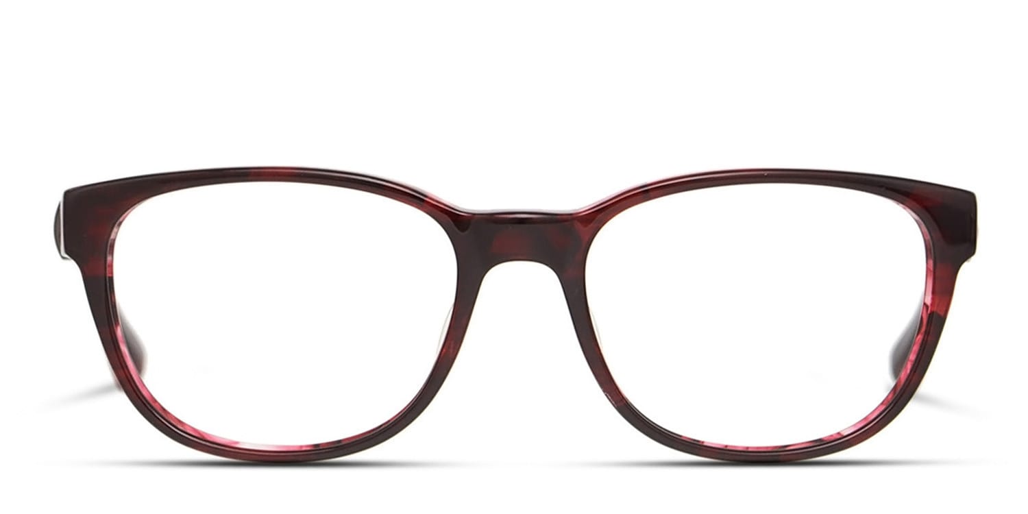 Jones New York J755 Red/Red Square Full Frame eyeglasses - front