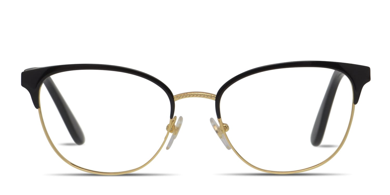 Vogue VO4088 Black w/Gold glasses - Black / Gold - Frontal View