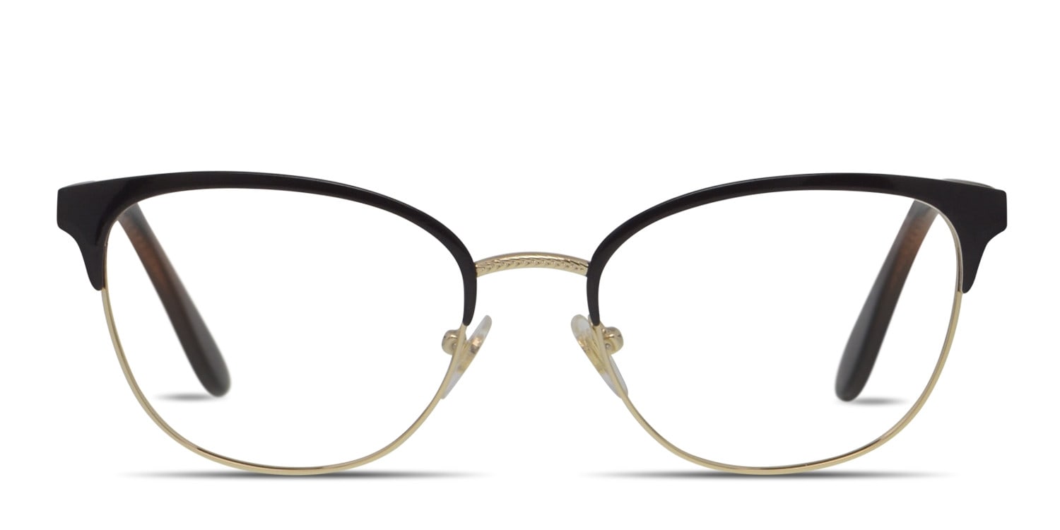 Vogue VO4088 Black/Gold w/Tortoise glasses - Black / Tortoise / Gold - Frontal View