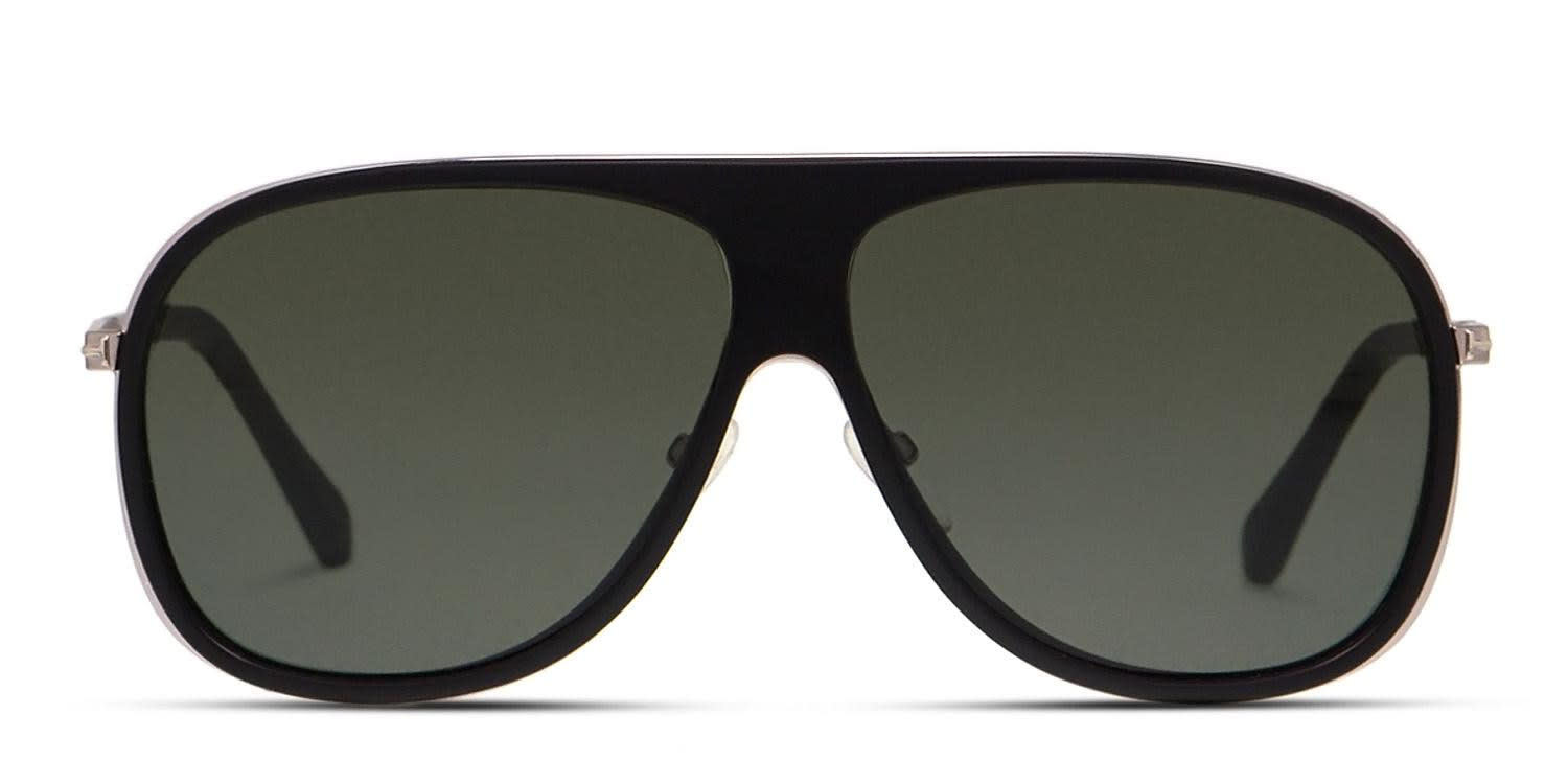 Tom Ford Chris Black Aviator Full Frame sunglasses - front