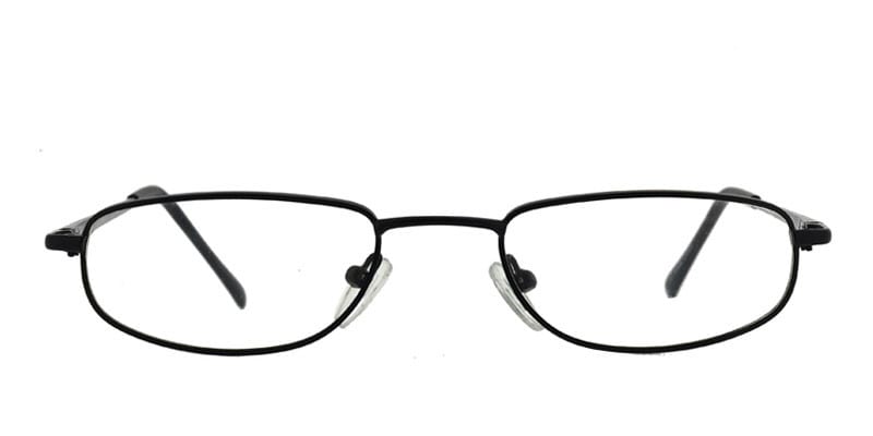 Jorden Black Oval Full Frame eyeglasses - front