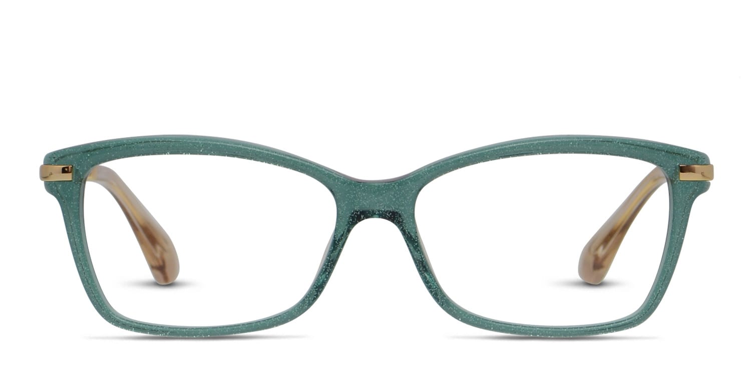 Jimmy Choo JC96 Green Glitter Prescription Eyeglasses