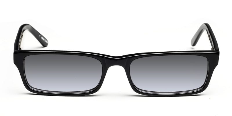 Eisenhower Black NA Rectangle Full Frame sunglasses - front