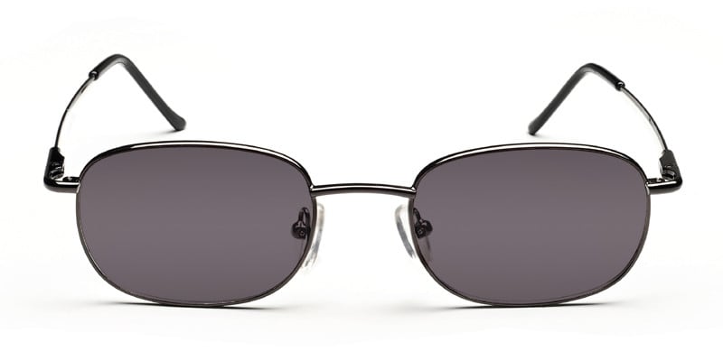 Harold Gunmetal Square Full Frame sunglasses - front