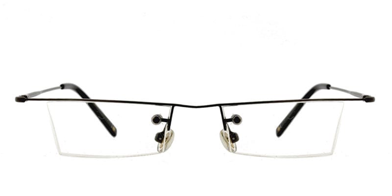 Edison NA Rectangle, Geometric Half Frame sunglasses - front