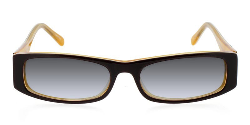 Daisy Brown Rectangle Full Frame eyeglasses - front