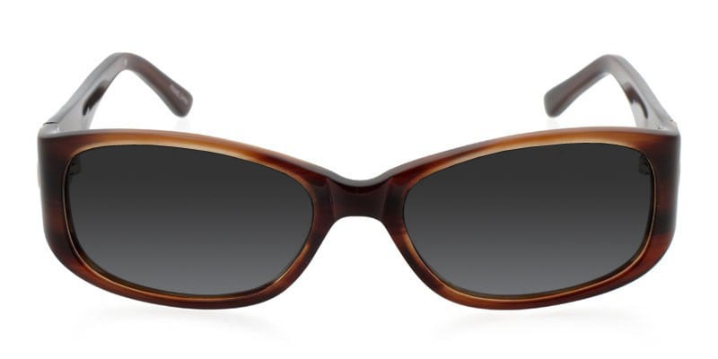 Spruce Brown Oval Full Frame sunglasses - front