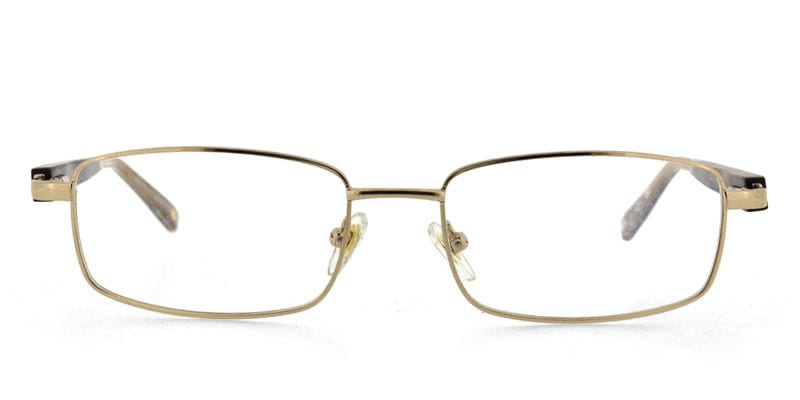 CEO Gold Rectangle Full Frame eyeglasses - front